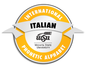 International Phonetic Alphabet Italian Badge