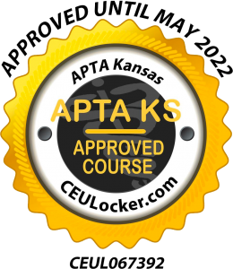 APTA KS Approved Course until May 2022 CEULocker.com