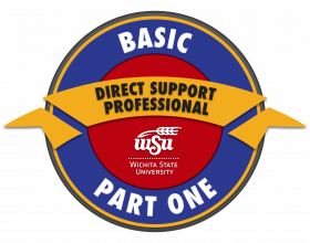 Direct Support Professional Basic Part 1 badge logo
