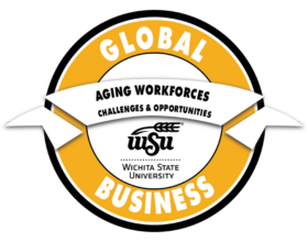 WSU Global Business Aging workforce badge